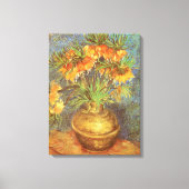 Vincent van Gogh - Fritillairen in een koperen vaa Canvas Afdruk (Voorkant)