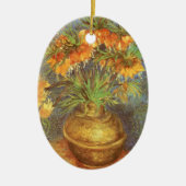 Vincent van Gogh - Fritillairen in een koperen vaa Keramisch Ornament (Voorkant)