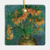 Vincent van Gogh - Fritillairen in een koperen vaa Keramisch Ornament (Voorkant)