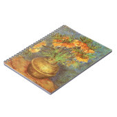 Vincent van Gogh - Fritillairen in een koperen vaa Notitieboek (Linkerzijde)