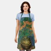 Vincent van Gogh - Fritillairen in een koperen vaa Schort (Gedragen)