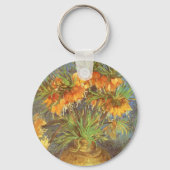 Vincent van Gogh - Fritillairen in een koperen vaa Sleutelhanger (Voorkant)