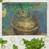 Vincent van Gogh - Fritillairen in een koperen vaa Theedoek (Gevouwen)