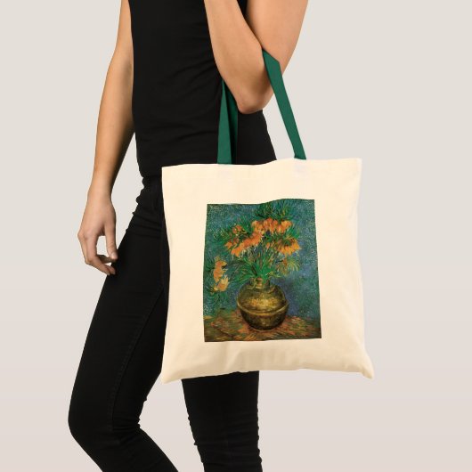 Vincent van Gogh - Fritillairen in een koperen vaa Tote Bag (Voorkant (product))