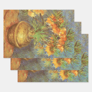 Vincent van Gogh - Fritillaria in een koperen vaas Inpakpapier Vel