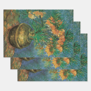 Vincent van Gogh - Fritillaria in een koperen vaas Inpakpapier Vel