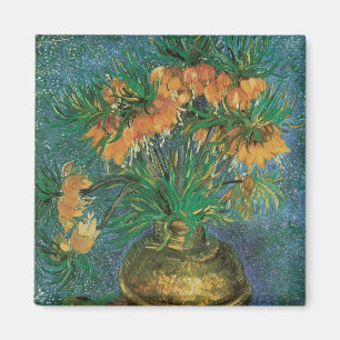 Vincent van Gogh - Fritillaria in een koperen vaas Magneet
