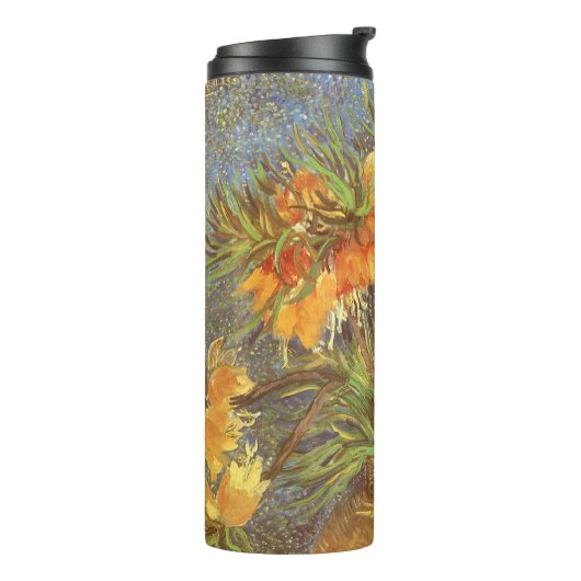 Vincent van Gogh - Fritillaries in a Copper Vase Thermosbeker (Gedraaid links)