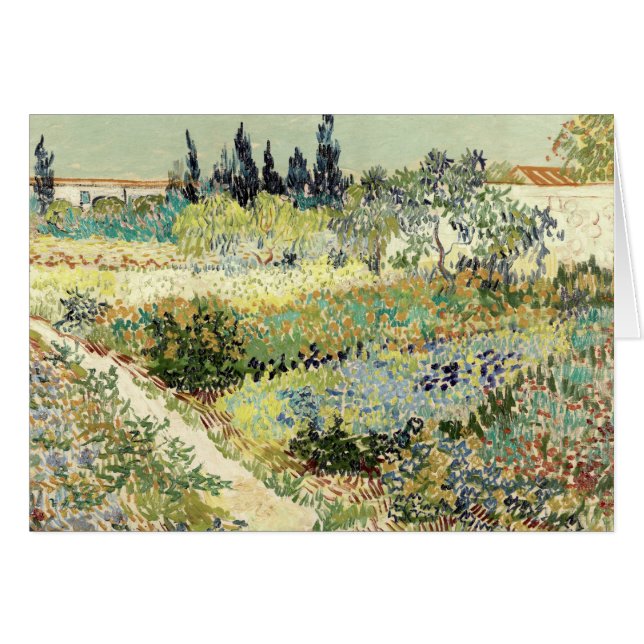 Vincent Van Gogh Garden in Arles (Voorkant Horizontaal)