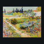 Vincent van Gogh - Garden in Arles Acryl Muurkunst<br><div class="desc">Tuin in Arles / Drijvende tuin met pad / Jardin a Arles - Vincent van Gogh,  1888</div>
