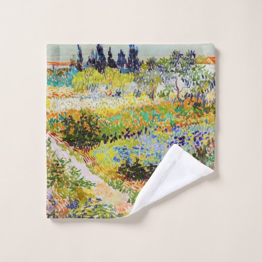 Vincent van Gogh - Garden in Arles Bad Handdoek (Wasdoekje)