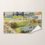 Vincent van Gogh - Garden in Arles Bad Handdoek<br><div class="desc">Tuin in Arles / Drijvende tuin met pad / Jardin a Arles - Vincent van Gogh,  1888</div>