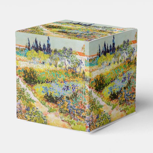Vincent van Gogh - Garden in Arles Bedankdoosjes (Achterkant)