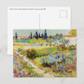 Vincent van Gogh - Garden in Arles Briefkaart (Voorkant / Achterkant)