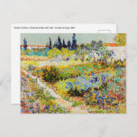 Vincent van Gogh - Garden in Arles Briefkaart<br><div class="desc">Tuin in Arles / Drijvende tuin met pad / Jardin a Arles - Vincent van Gogh,  1888</div>