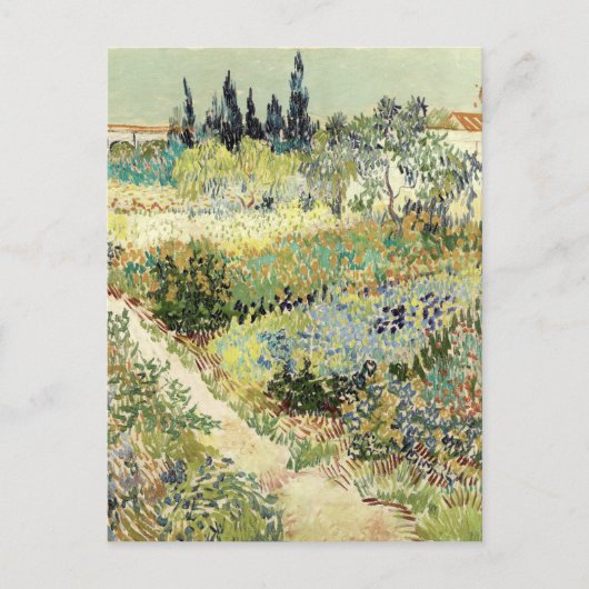Vincent Van Gogh Garden in Arles Briefkaart (Voorkant)