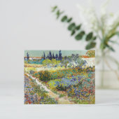 Vincent van Gogh Garden in Arles Briefkaart (Staand voorkant)