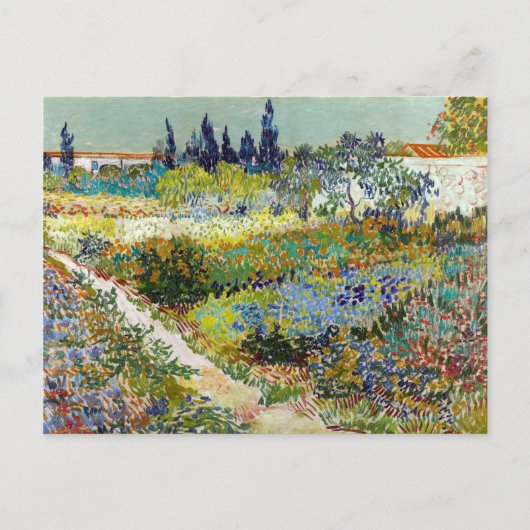 Vincent van Gogh Garden in Arles Briefkaart (Voorkant)