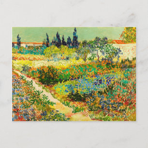 Vincent Van Gogh Garden in Arles Briefkaart