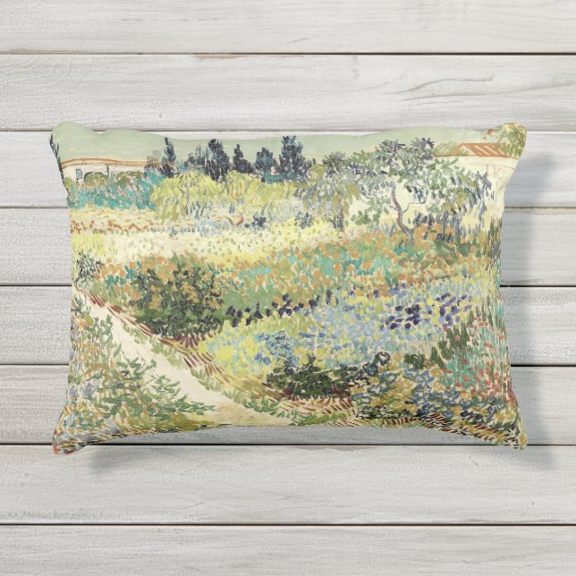Vincent Van Gogh Garden in Arles Buitenkussen (Voorkant)