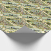 Vincent Van Gogh Garden in Arles Cadeaupapier (Hoek)