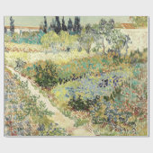 Vincent Van Gogh Garden in Arles Cadeaupapier (Vlak)
