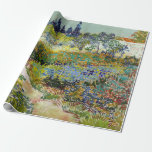 Vincent van Gogh Garden in Arles Cadeaupapier<br><div class="desc">Een tuin bloemen nabij Arles,  Frankrijk,  zoals geschilderd door Vincent van Gogh.</div>