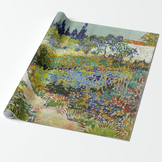 Vincent van Gogh Garden in Arles Cadeaupapier (Uitgerold)