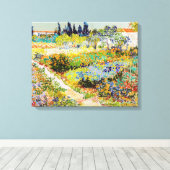 Vincent van Gogh - Garden in Arles Canvas Afdruk (Insitu (Houten vloer))