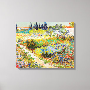 Vincent van Gogh - Garden in Arles Canvas Afdruk