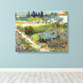 Vincent van Gogh Garden in Arles Canvas Afdruk (Insitu (Houten vloer))