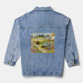 Vincent van Gogh - Garden in Arles Denim Jacket (Achterkant)