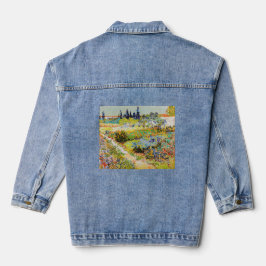 Vincent van Gogh - Garden in Arles Denim Jacket