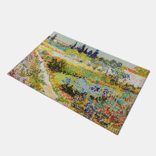 Vincent van Gogh - Garden in Arles Deurmat (Schuin)