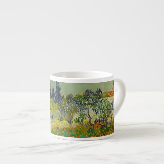 Vincent Van Gogh Garden in Arles Espresso Kop (Voorkant rechts)