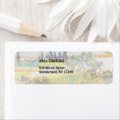 Vincent van Gogh - Garden in Arles Etiket (Insitu)