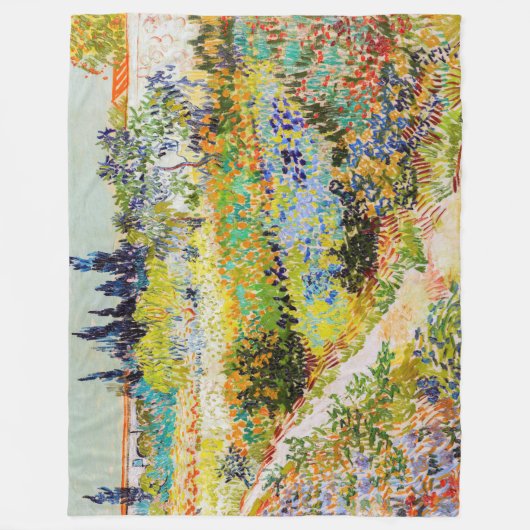 Vincent van Gogh - Garden in Arles Fleece Deken (Voorkant)