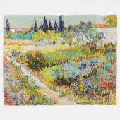 Vincent van Gogh - Garden in Arles Fleece Deken (Voorkant (Horizontaal))