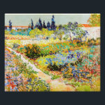Vincent van Gogh - Garden in Arles Foto Afdruk<br><div class="desc">Tuin in Arles / Drijvende tuin met pad / Jardin a Arles - Vincent van Gogh,  1888</div>