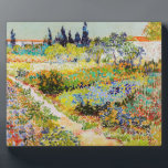 Vincent van Gogh - Garden in Arles Fotoplaat<br><div class="desc">Tuin in Arles / Drijvende tuin met pad / Jardin a Arles - Vincent van Gogh,  1888</div>