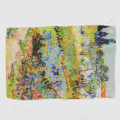 Vincent van Gogh - Garden in Arles Golfhanddoek (Horizontaal)