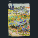 Vincent van Gogh - Garden in Arles Golfhanddoek<br><div class="desc">Tuin in Arles / Drijvende tuin met pad / Jardin a Arles - Vincent van Gogh,  1888</div>