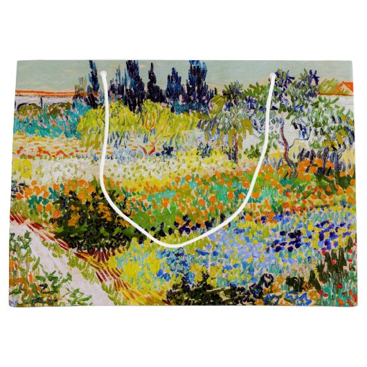 Vincent van Gogh - Garden in Arles Groot Cadeauzakje (Voorkant)