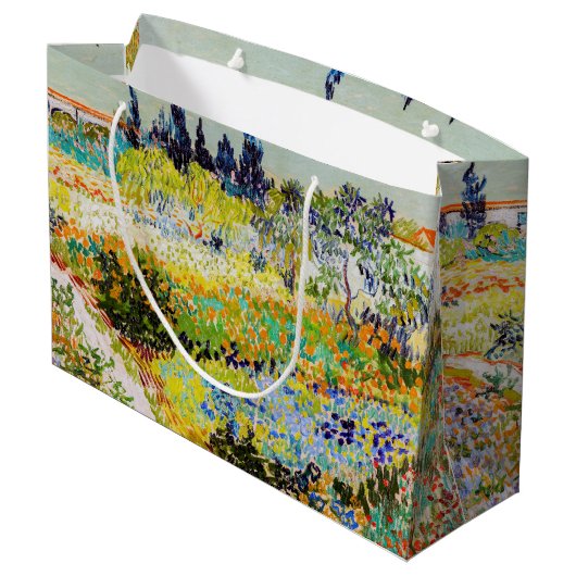 Vincent van Gogh - Garden in Arles Groot Cadeauzakje (Achterkant Gekanteld)