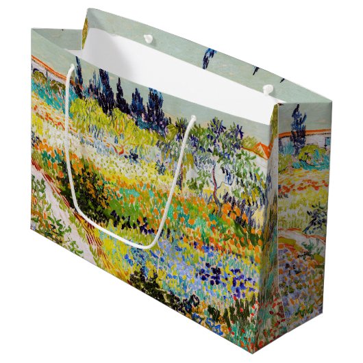 Vincent van Gogh - Garden in Arles Groot Cadeauzakje (Voorkant Gekanteld)