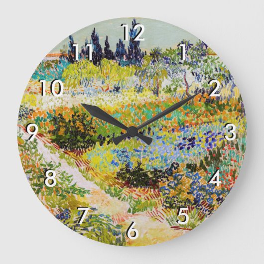 Vincent van Gogh - Garden in Arles Grote Klok (Voorkant)