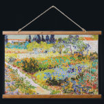 Vincent van Gogh - Garden in Arles Hangend Wandkleed<br><div class="desc">Tuin in Arles / Drijvende tuin met pad / Jardin a Arles - Vincent van Gogh,  1888</div>