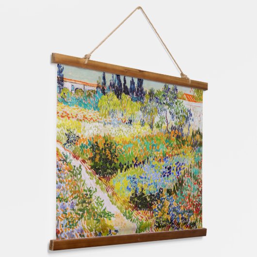 Vincent van Gogh - Garden in Arles Hangend Wandkleed (Gebogen)