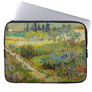 Vincent Van Gogh Garden in Arles Laptop Sleeve