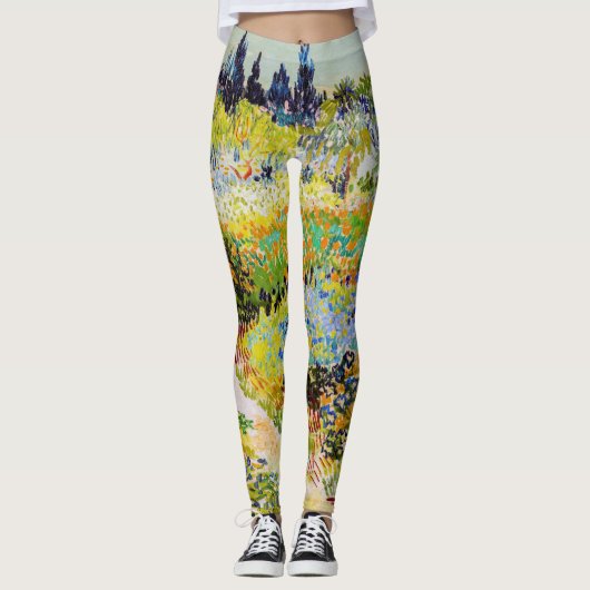 Vincent van Gogh - Garden in Arles Leggings (Voorkant)